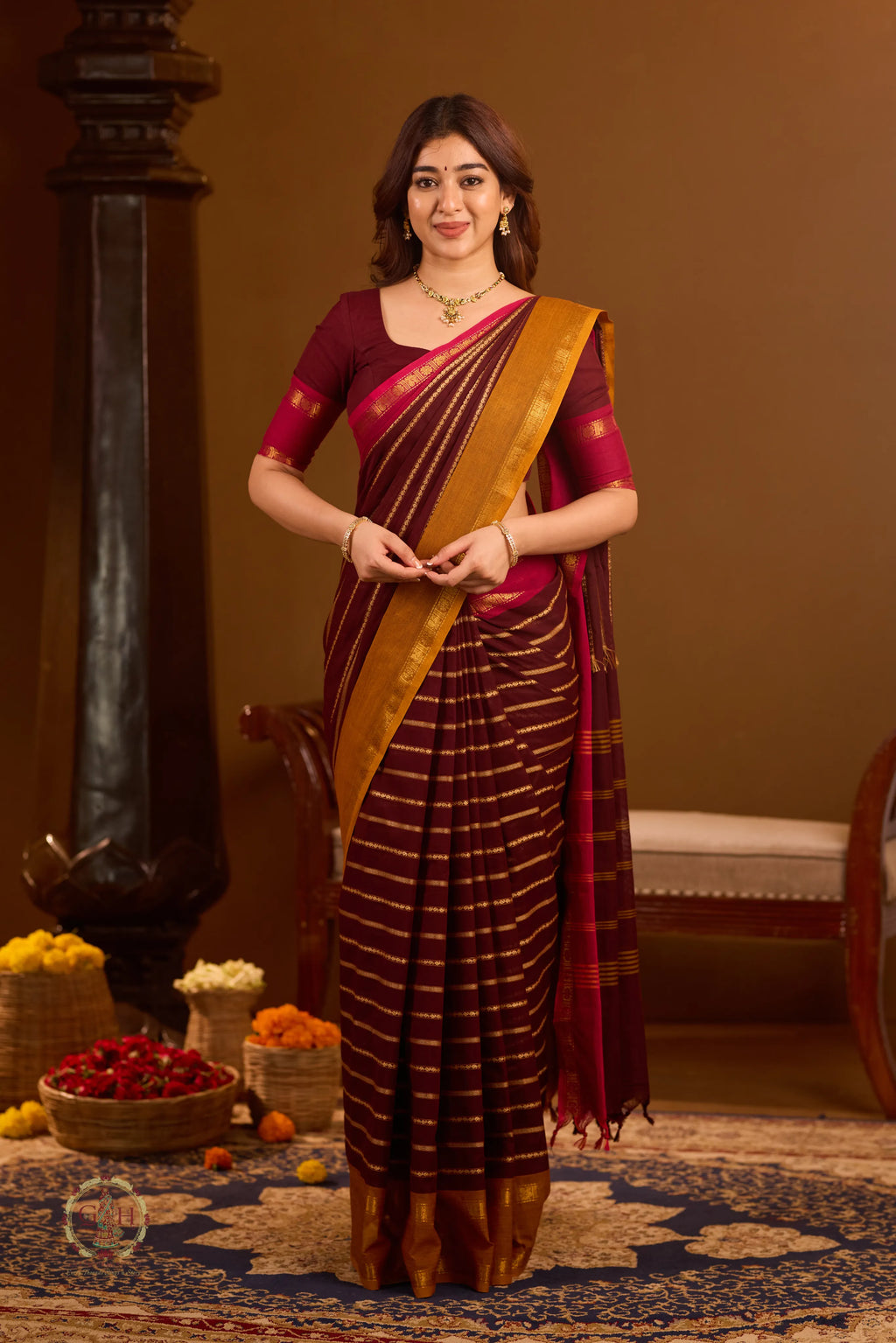 Brown Ganga Jamuna Velthari