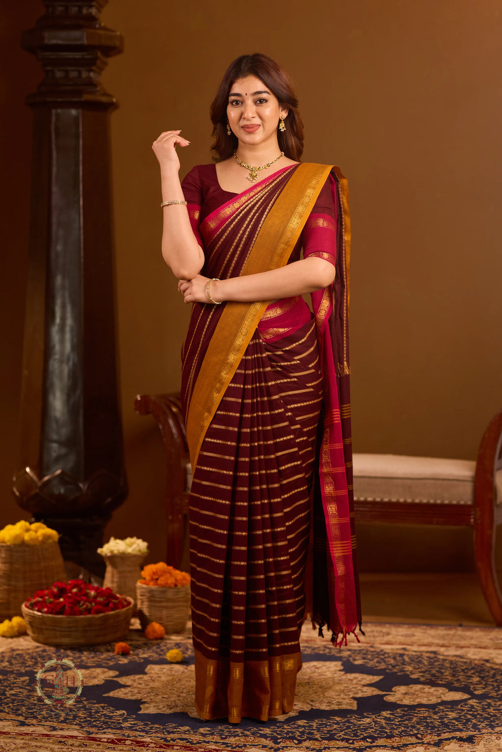 Brown Ganga Jamuna Velthari