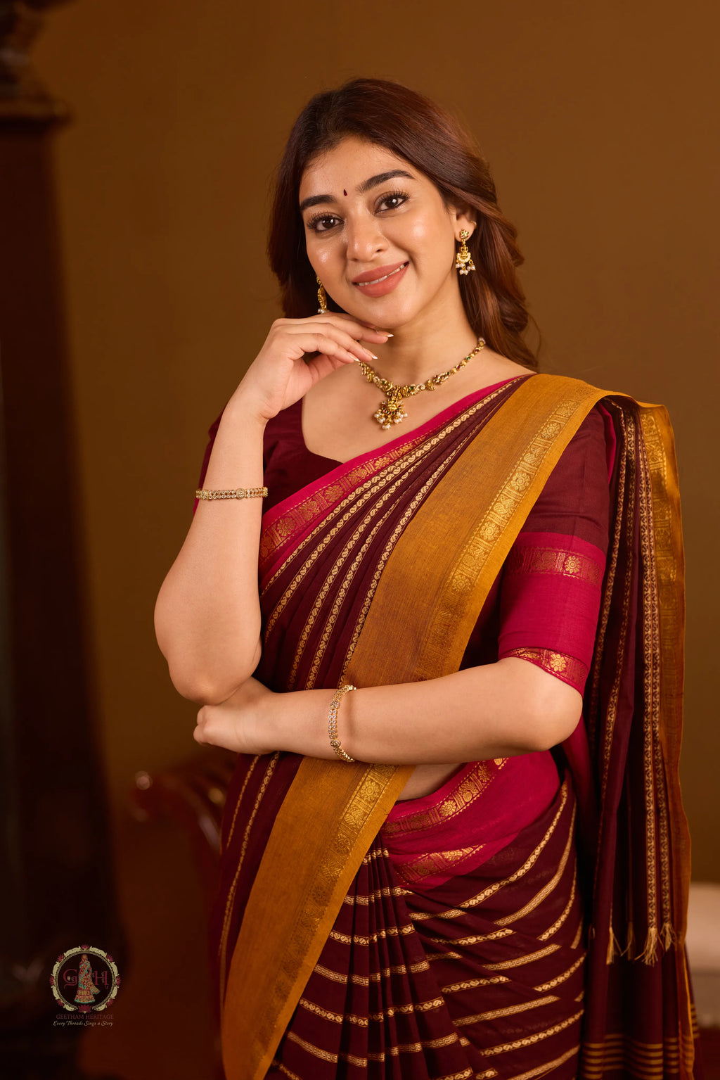Brown Ganga Jamuna Velthari