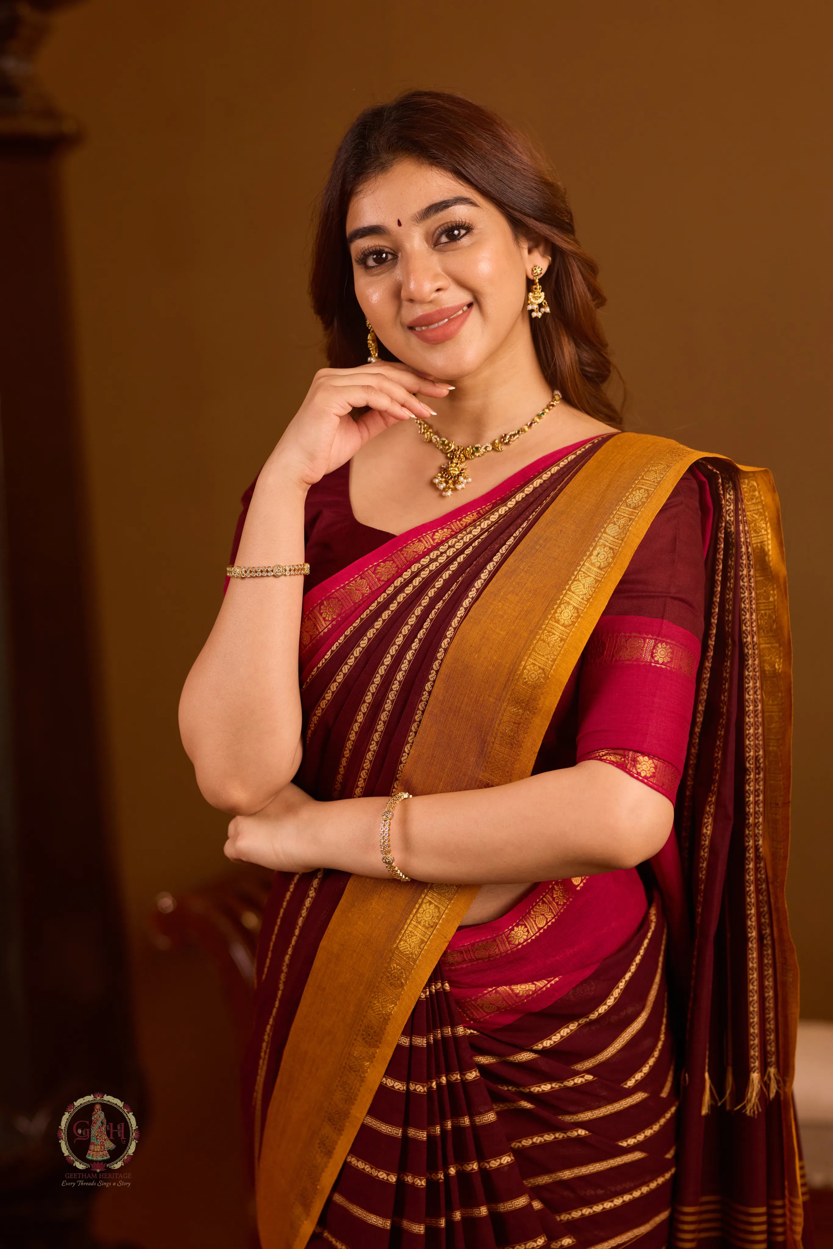 Brown Ganga Jamuna Velthari